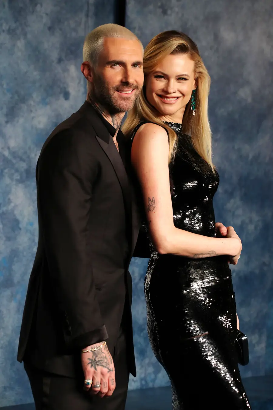 Adam Levine Attend First Red Carpet With Wife Behati Prinsloo Since His Cheating Scandal Oscars 2023 4