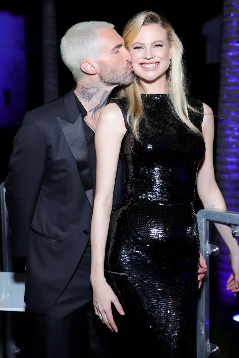 Adam Levine Attend First Red Carpet With Wife Behati Prinsloo Since His Cheating Scandal Oscars 2023 6