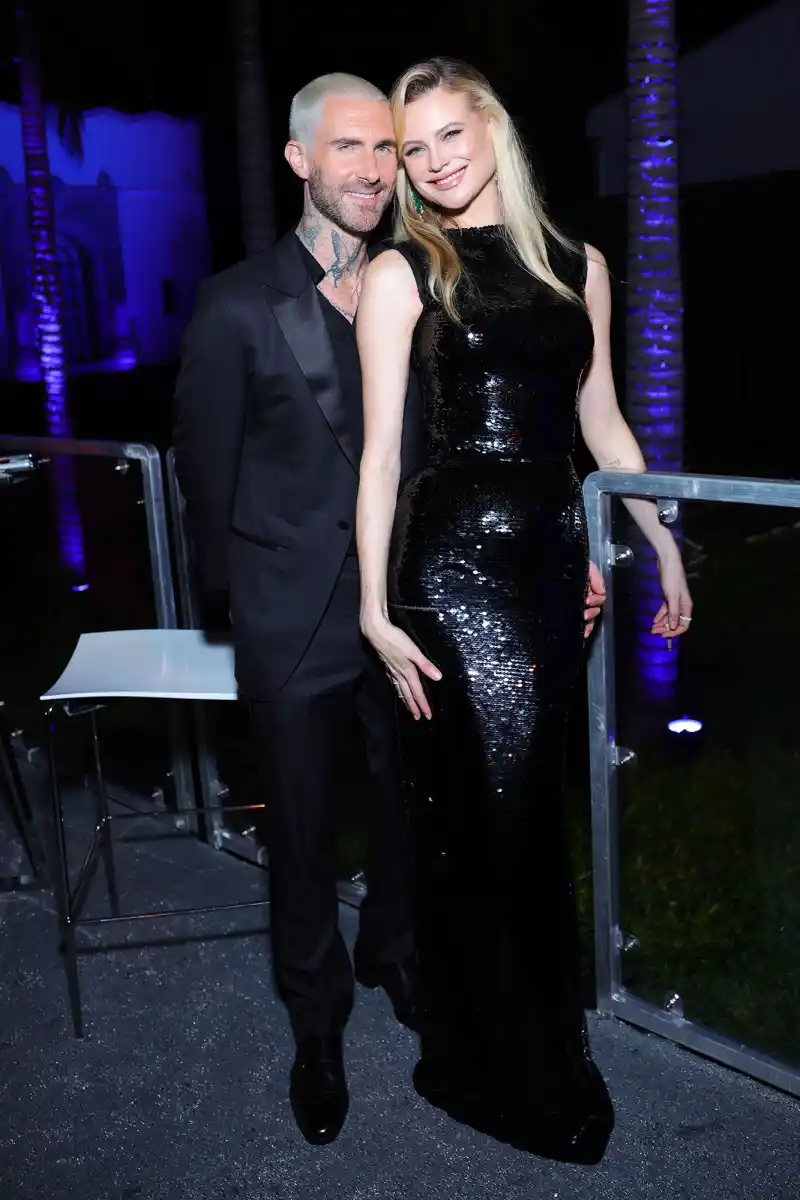 Adam Levine Attend First Red Carpet With Wife Behati Prinsloo Since His Cheating Scandal Oscars 2023 7