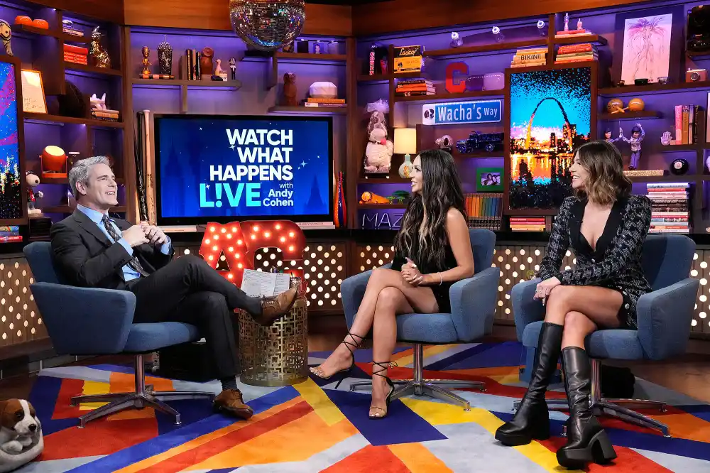 Andy Cohen Reveals BTS Details of WWHL With Scheana Shay and Raquel Leviss
