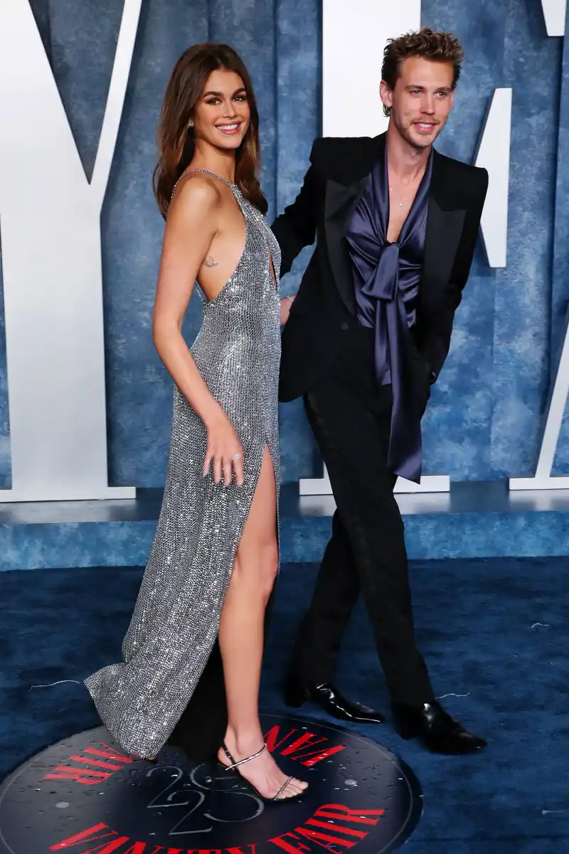 Austin Butler and Girlfriend Kaia Gerber Dazzle at 2023 Vanity Fair Oscar Party Oscars 2023 3