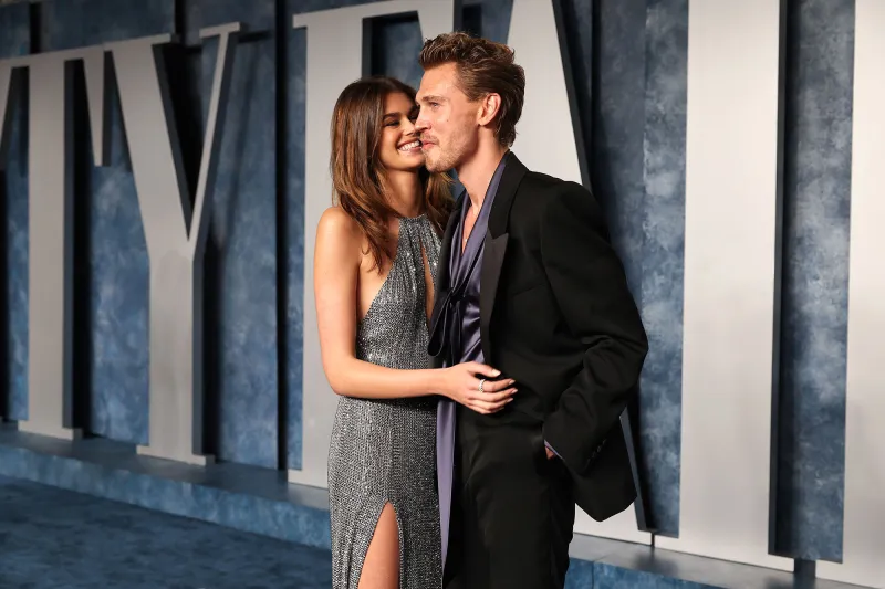 Austin Butler and Girlfriend Kaia Gerber Dazzle at 2023 Vanity Fair Oscar Party Oscars 2023