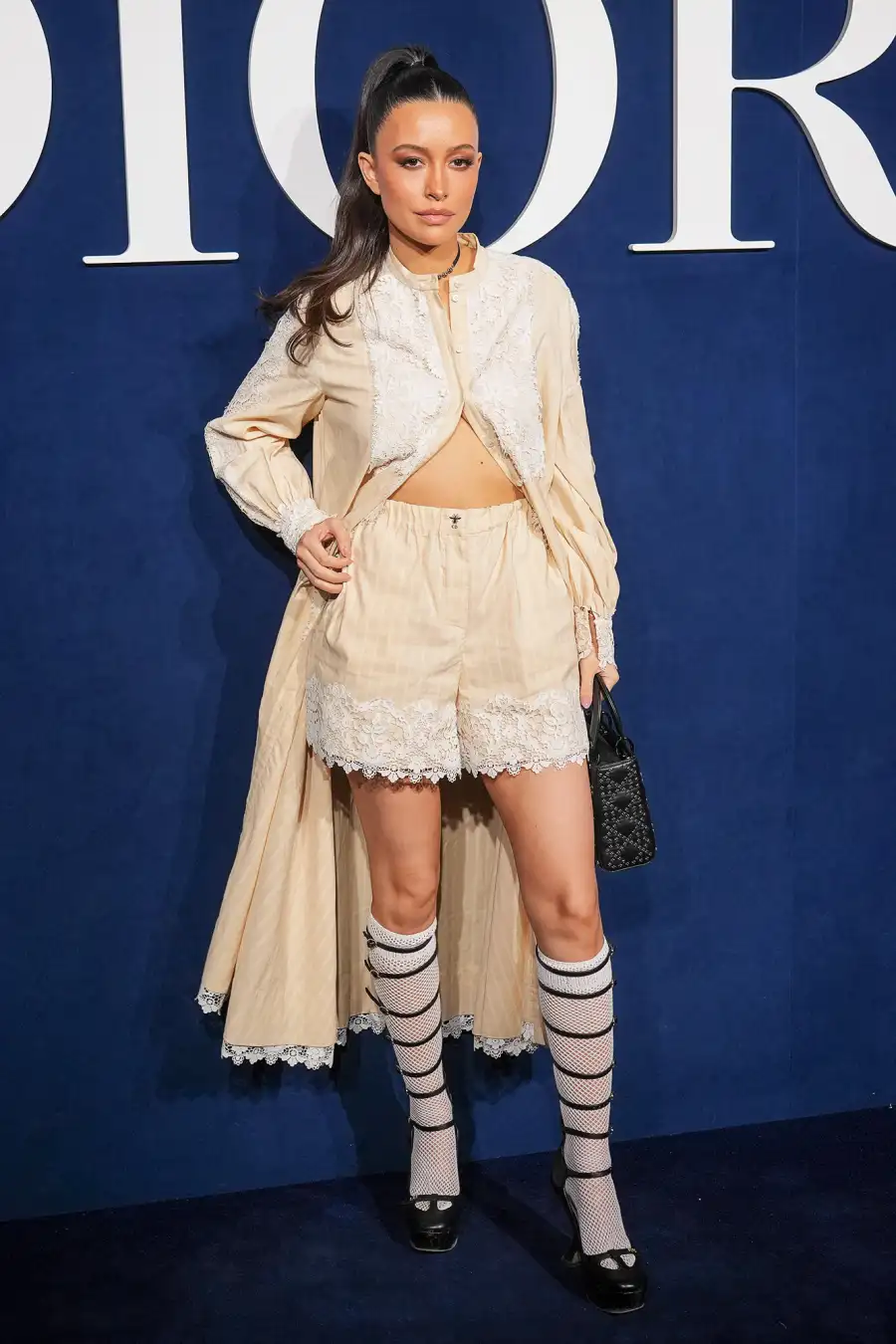 Celebs at Paris Fashion Week - 825 Christian Dior show, Arrivals, Autumn Winter 2023, Paris Fashion Week, France - 28 Feb 2023 Christian Serratos