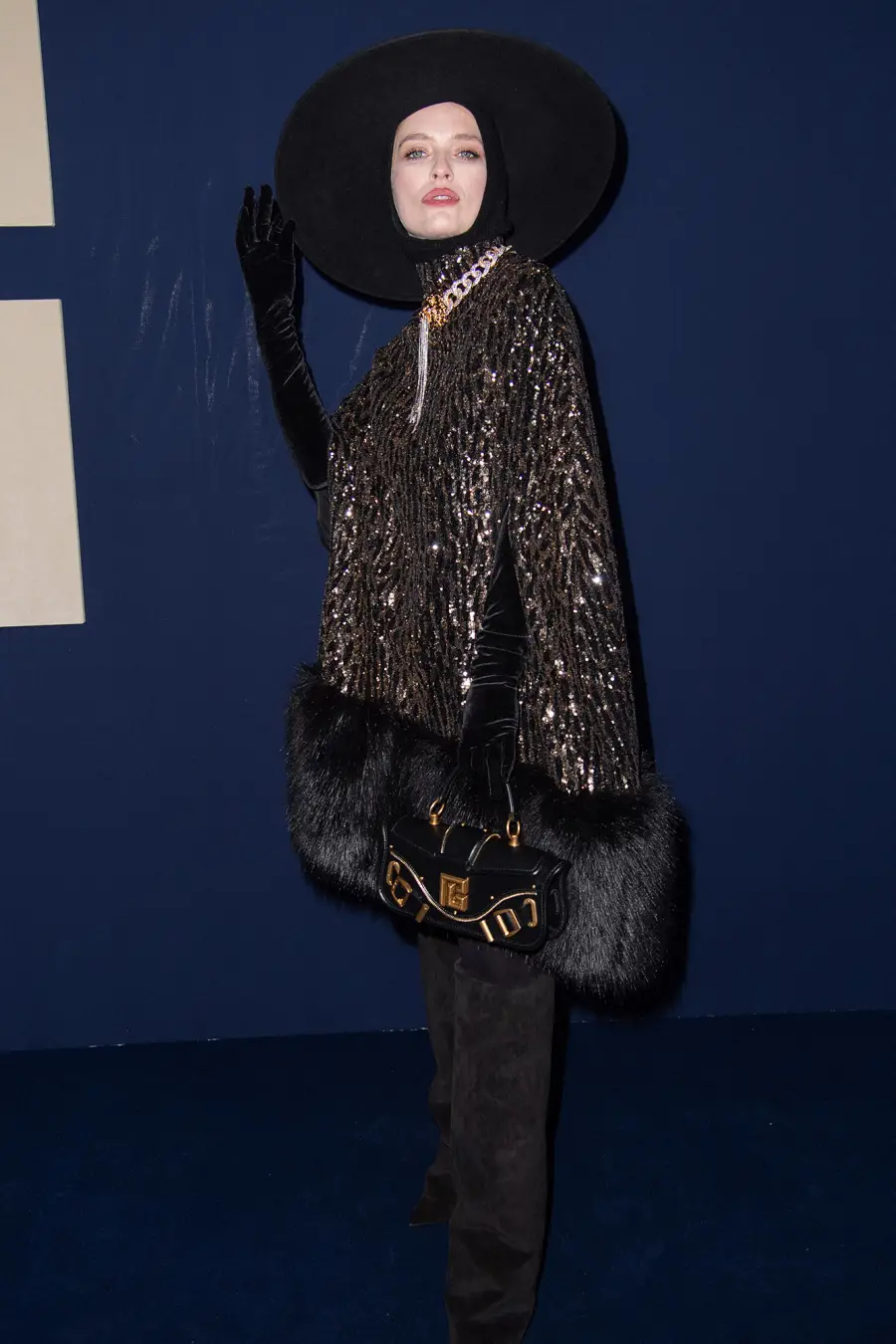 PFW - Balmain Front Row, Paris, France - 01 Mar 2023 Camille Razat