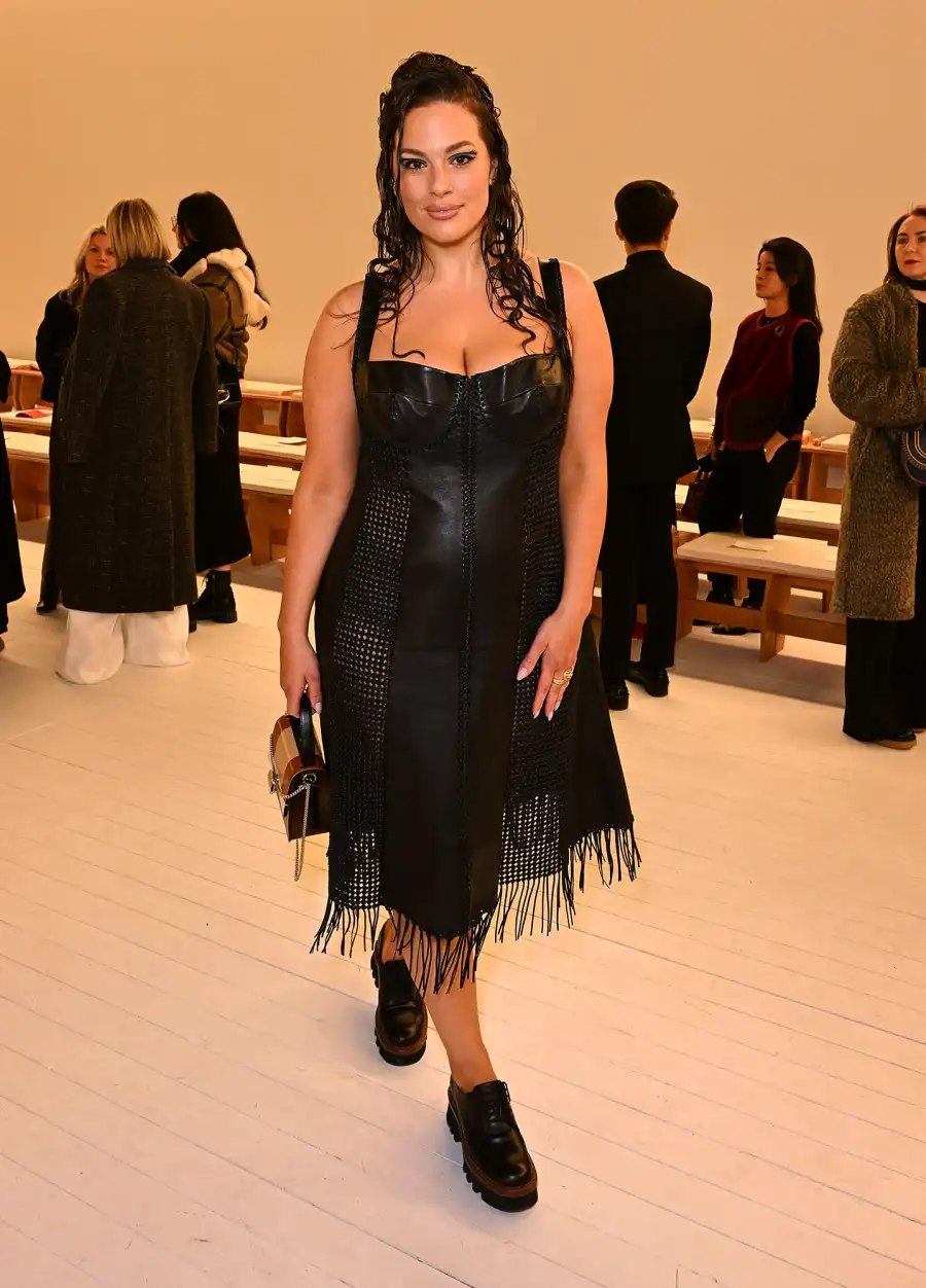 Celebs at Paris Fashion Week - 933 Ashley Graham Chloe show, Arrivals, Autumn Winter 2023, Paris Fashion Week, France - 02 Mar 2023