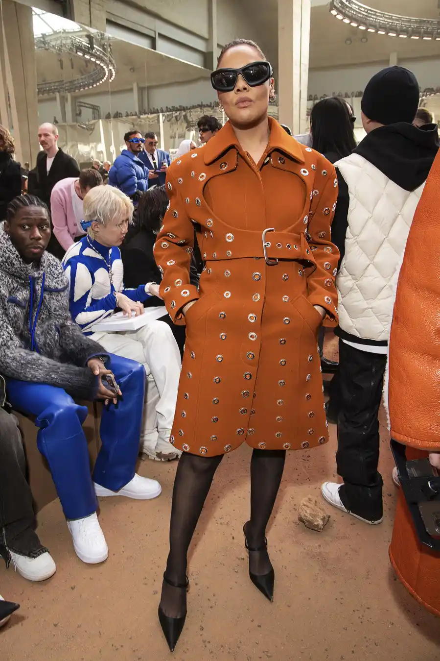 Celebs at Paris Fashion Week - 935 Tessa Thompson Fashion Off-White F/W 23-24 Photocall, Paris, France - 02 Mar 2023