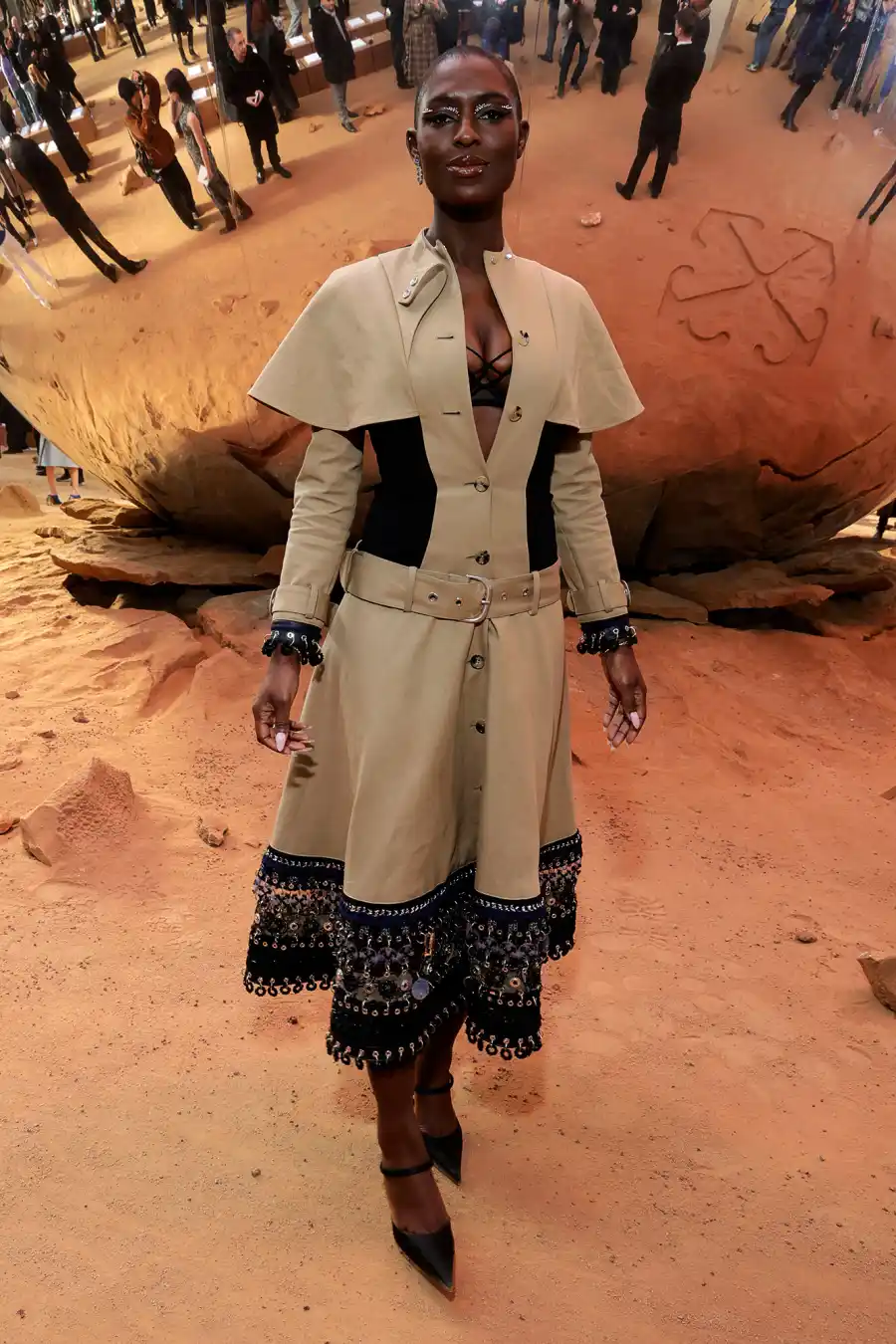 Celebs at Paris Fashion Week - 936 Jodie Turner-Smith Fashion Off-White F/W 23-24 Photocall, Paris, France - 02 Mar 2023