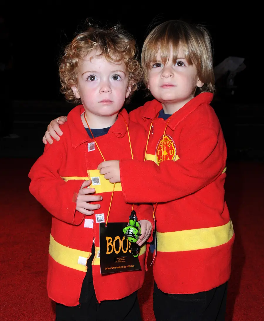 Charlie Sheen and Brooke Mueller's Rare Photos of Twin Sons Bob and Max