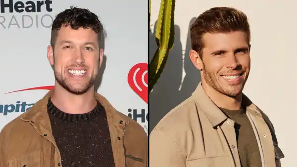 Clayton Echard Told Zach Shallcross He'll Be 'Grateful' to Go Down as the 'Boring Bachelor' tan jacket