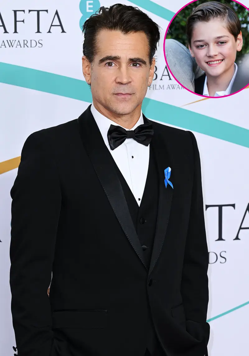 Colin Farrell Makes Rare Appearance With 13-Year-Old Son on Oscars Red Carpet - 534