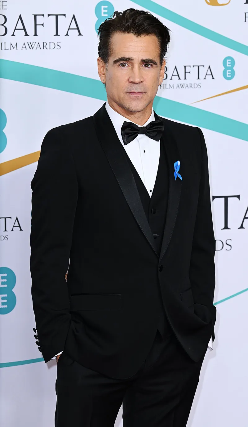 Colin Farrell Makes Rare Appearance With 13-Year-Old Son on Oscars Red Carpet - 535 76th EE British Academy Film Awards, Arrivals, Royal Festival Hall, London, UK - 19 Feb 2023