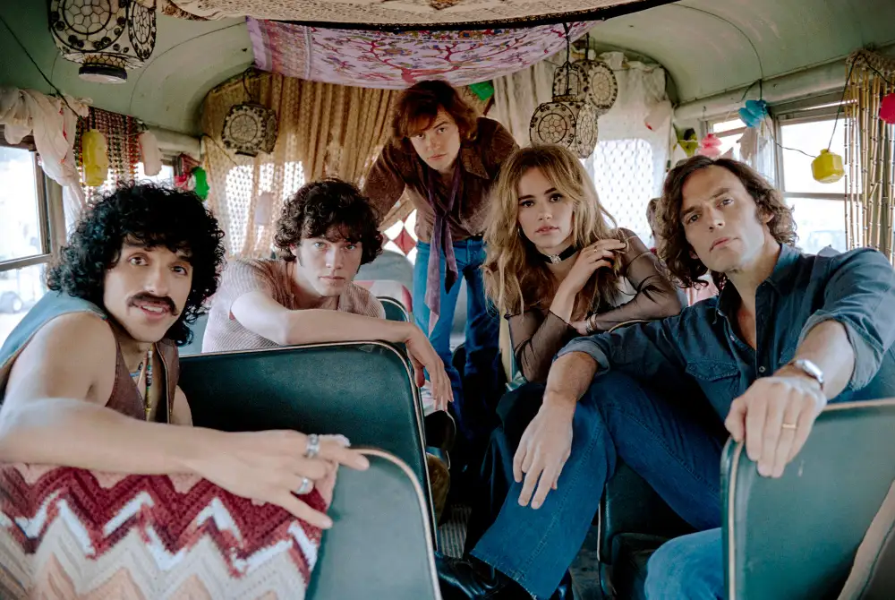 Daisy Jones and the Six Josh Whitehouse Eddie and Camila Hookup Will Cause Some Drama 3