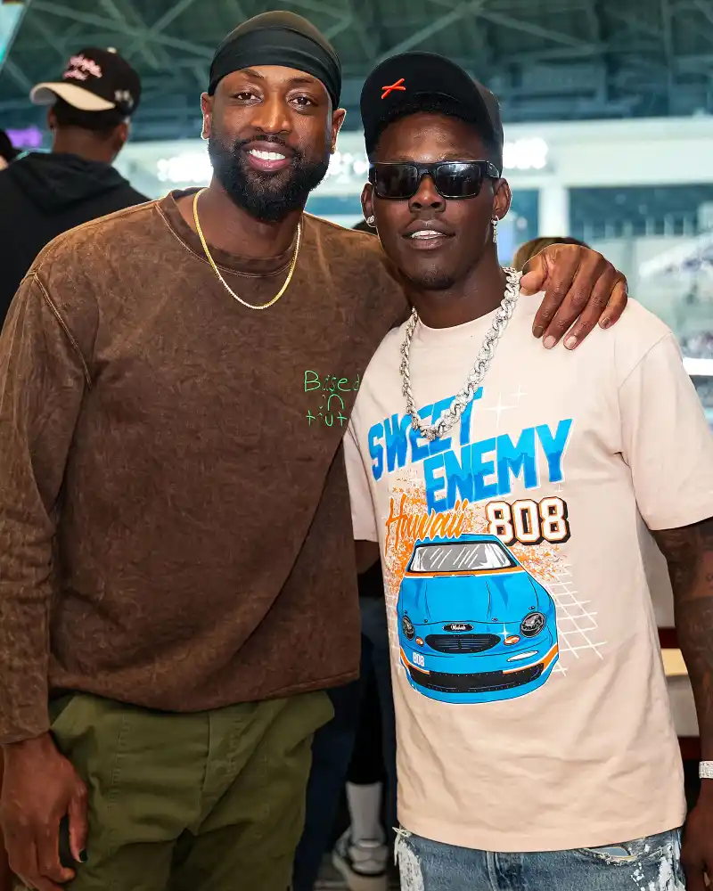 Dwyane Wade and Jazz Chisholm Jr Hot PIcs