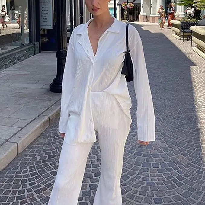 ECHOINE Women's Casual 2 Piece Lounge Set