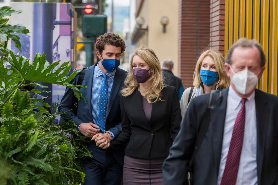 Elizabeth Holmes and Billy Evans Relationship Timeline