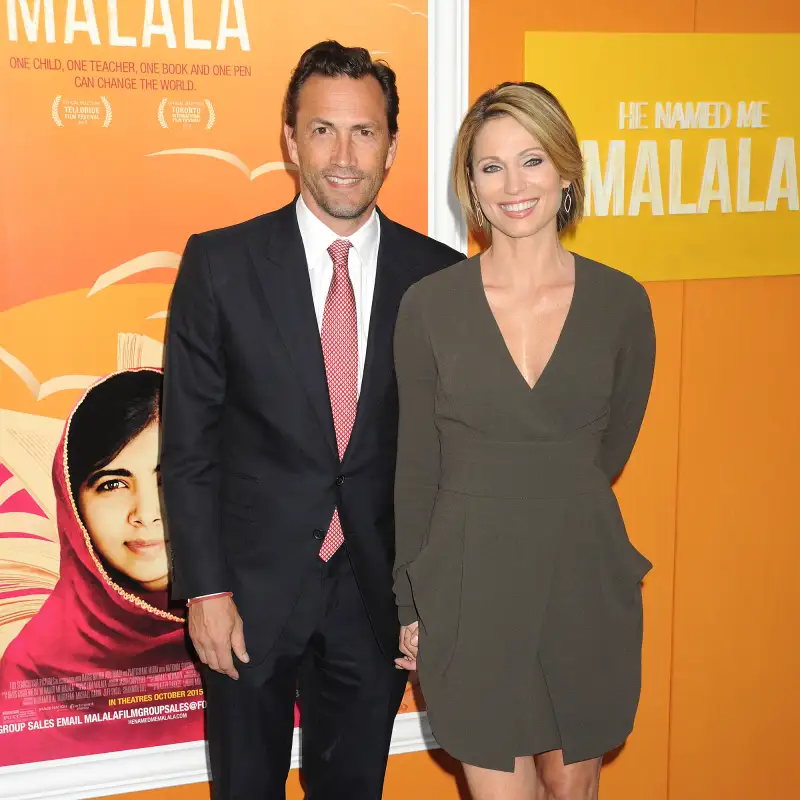 Every Time Amy Robach Daughters Showed Their Support for Andrew Shue and His Sons After T.J. Holmes Drama 2