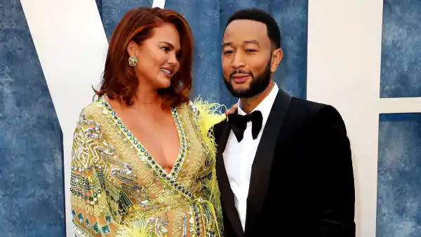 Feature Chrissy Teigen and John Legend Get Glam for Vanity Fair Oscar Party Oscars 2023
