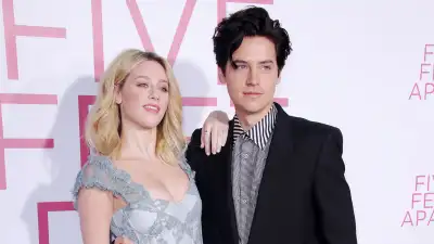 Feature Cole Sprouse Dishes on Lili Reinhart Split