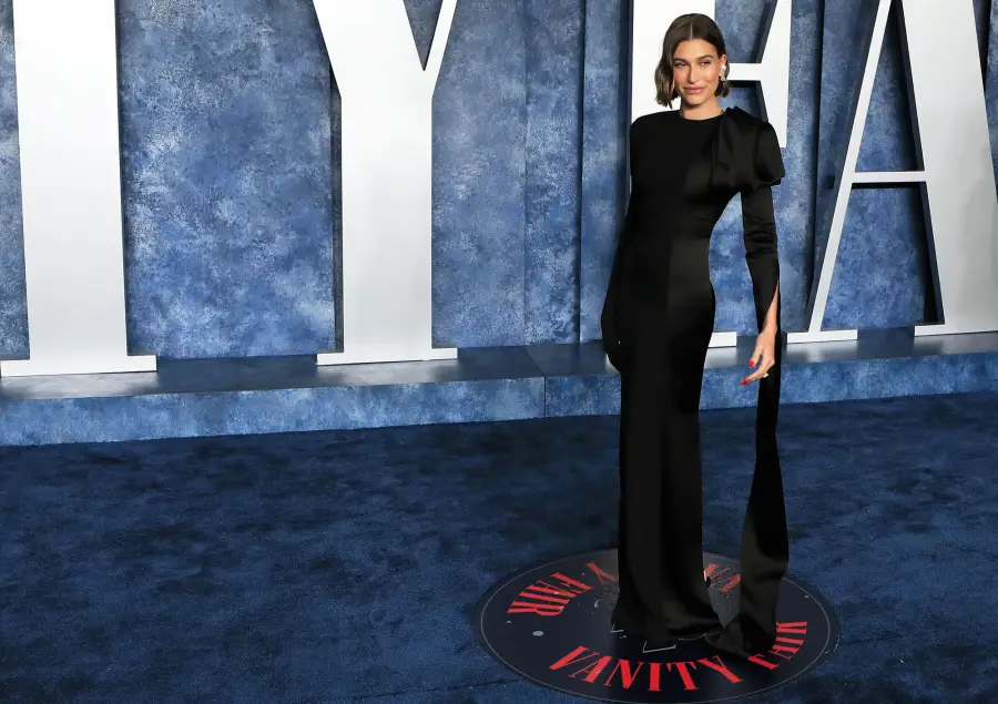 Hailey Bieber Attends 2023 Vanity Fair Oscar Party 2023 Oscars 7