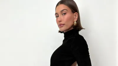 Hailey Bieber in LBD