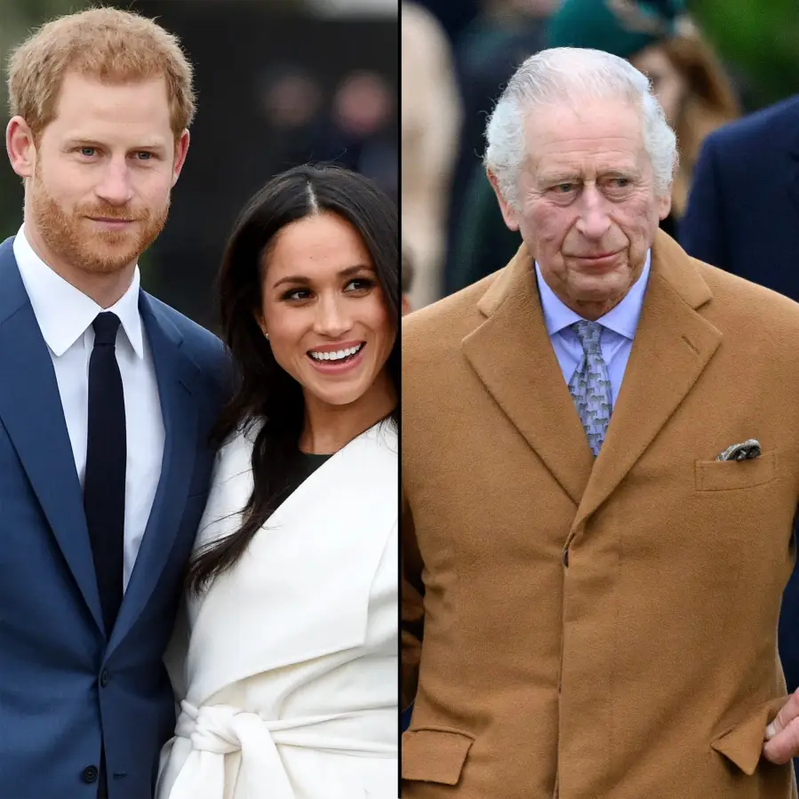 Prince Harry, Meghan Markle and Prince Charles