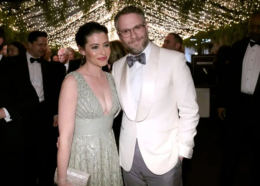 Hi Mom Seth Rogen Lauren Miller Inside the 2023 Oscars