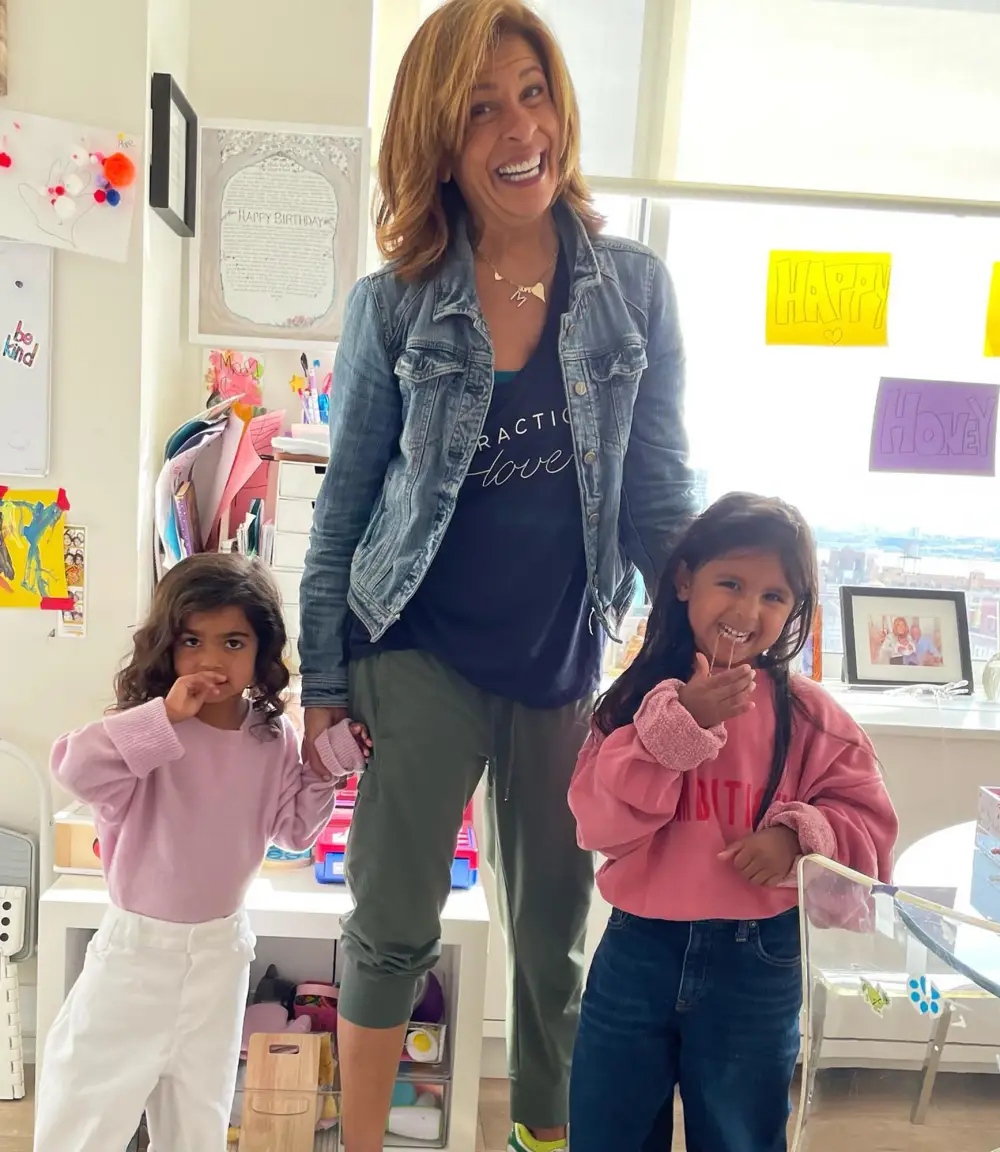 Hoda Kotb Praises 'Vibrant' Daughter Hope, 3, During 'Today' Return After Revealing Hospitalization denim jacket