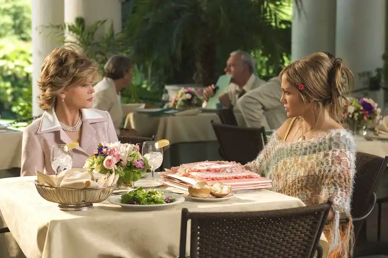 Jane Fonda Says Jennifer Lopez 'Never Apologized' After Cutting Her Face When Slapping Her in 'Monster-in-Law' Scene - 135