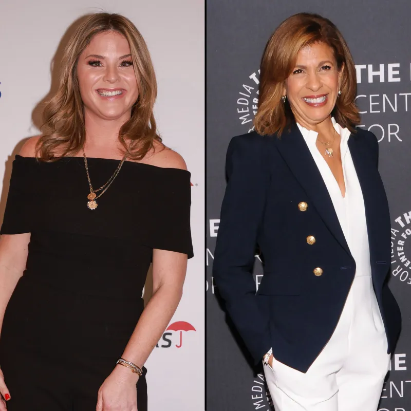 Jenna Bush Hager Sends 'Love' to Coanchor Hoda Kotb Amid Her 'Today' Show Absence navy blue blazer