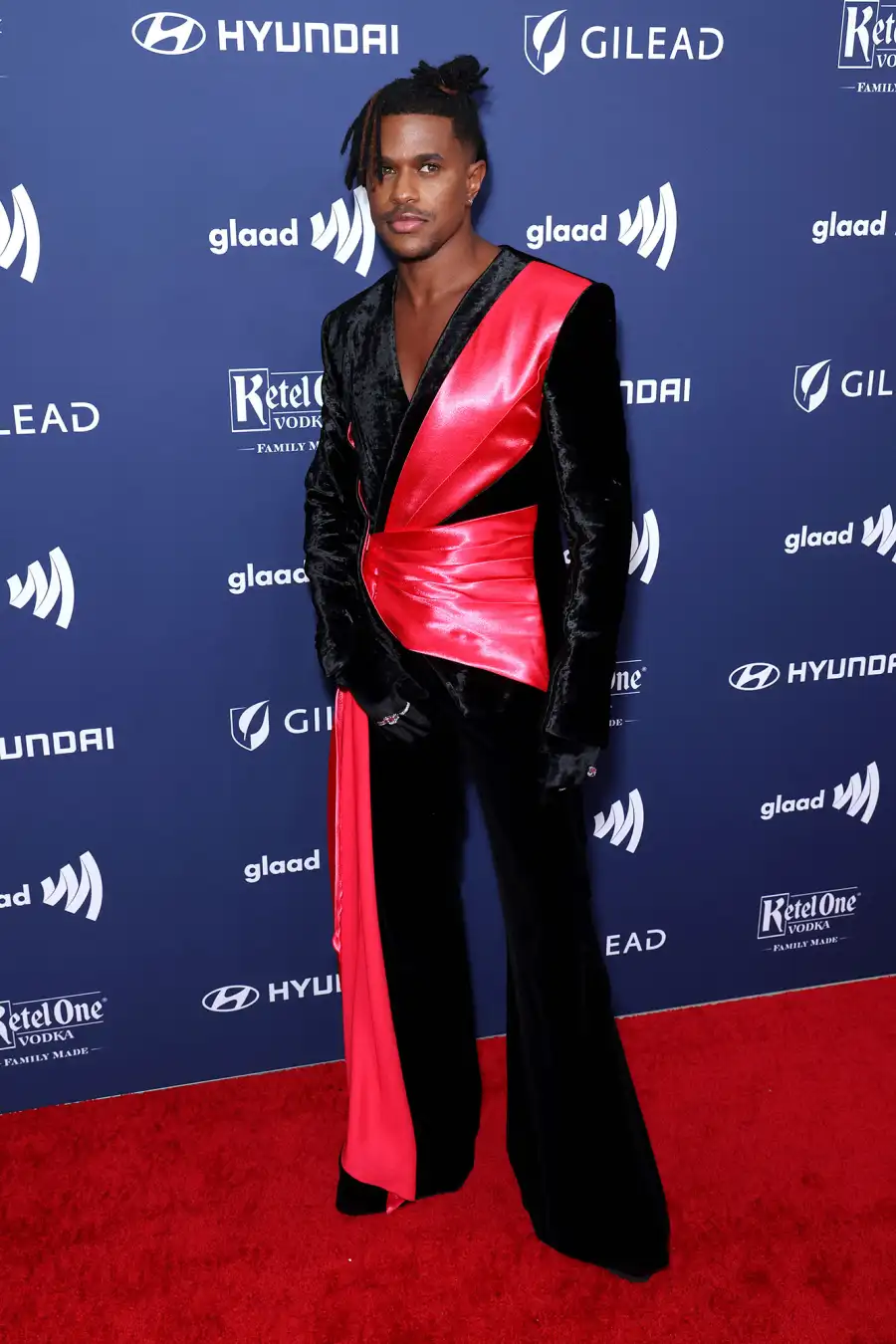 Jeremy Pope Glaad Media Awards 2023 Red Carpet