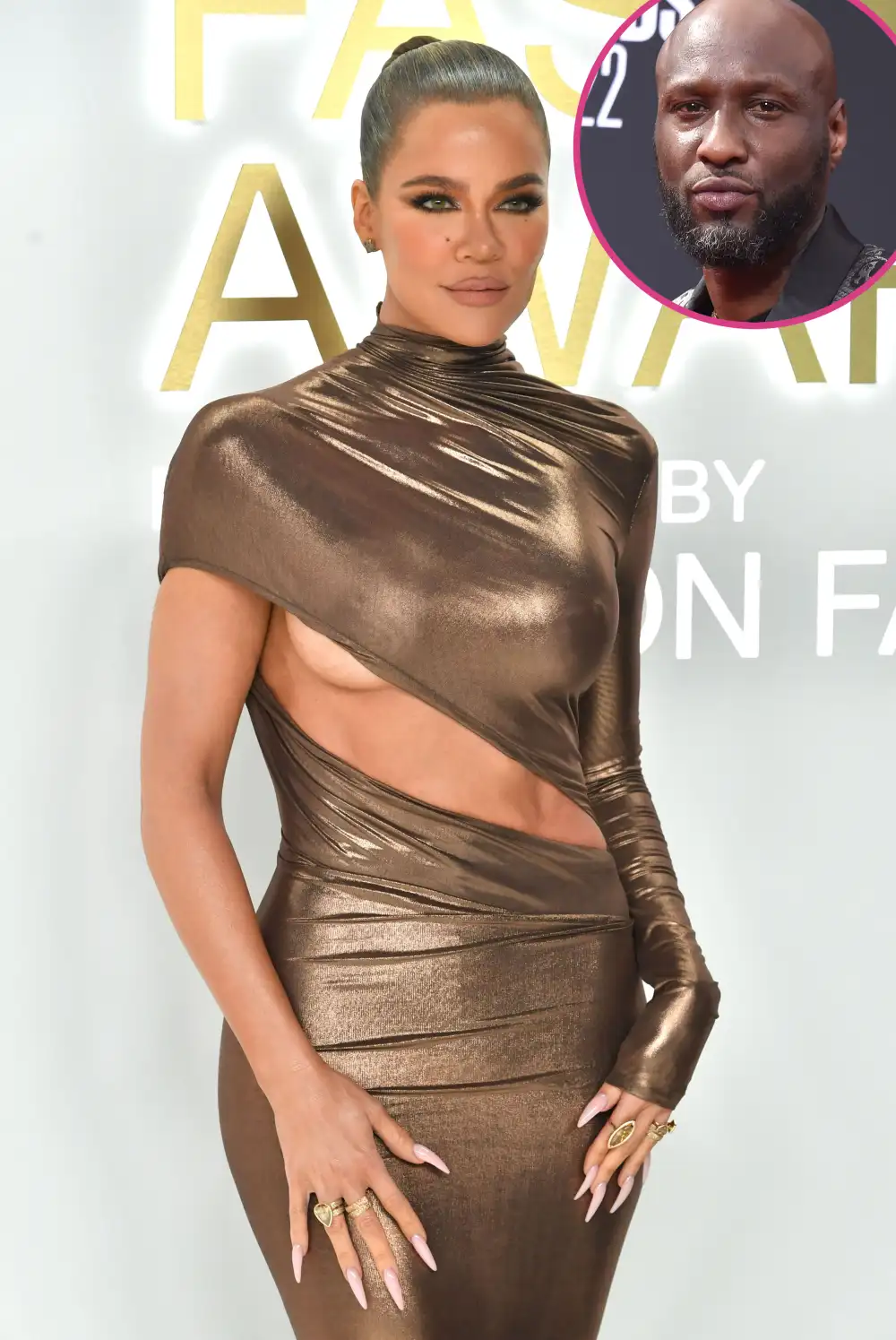 Khloe Kardashian Recalls Feeling &lsquo;Obsessive&rsquo; About Her Weight After Lamar Odom Divorce: 'The Scale Fs With You' copper dress