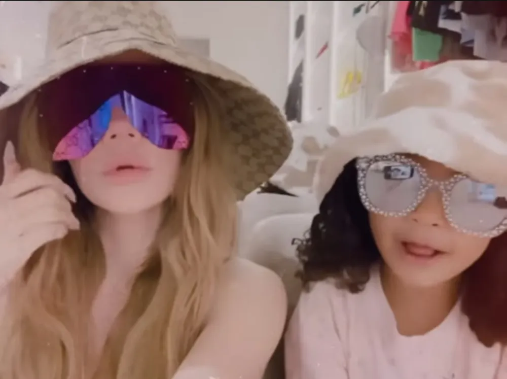 Khloe and True rap together March 2023