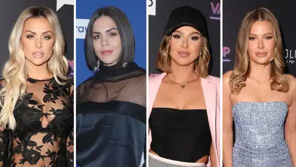 Lala Kent and Katie Maloney Slam Raquel Leviss for Calling Ariana Madix Her 'True' Friend, PR Strategy Claims black lace mini dress