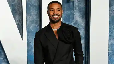 Michael B. Jordan’s Style Gallery. - 042 Vanity Fair Oscar Party, Arrivals, Los Angeles, California, USA - 12 Mar 2023