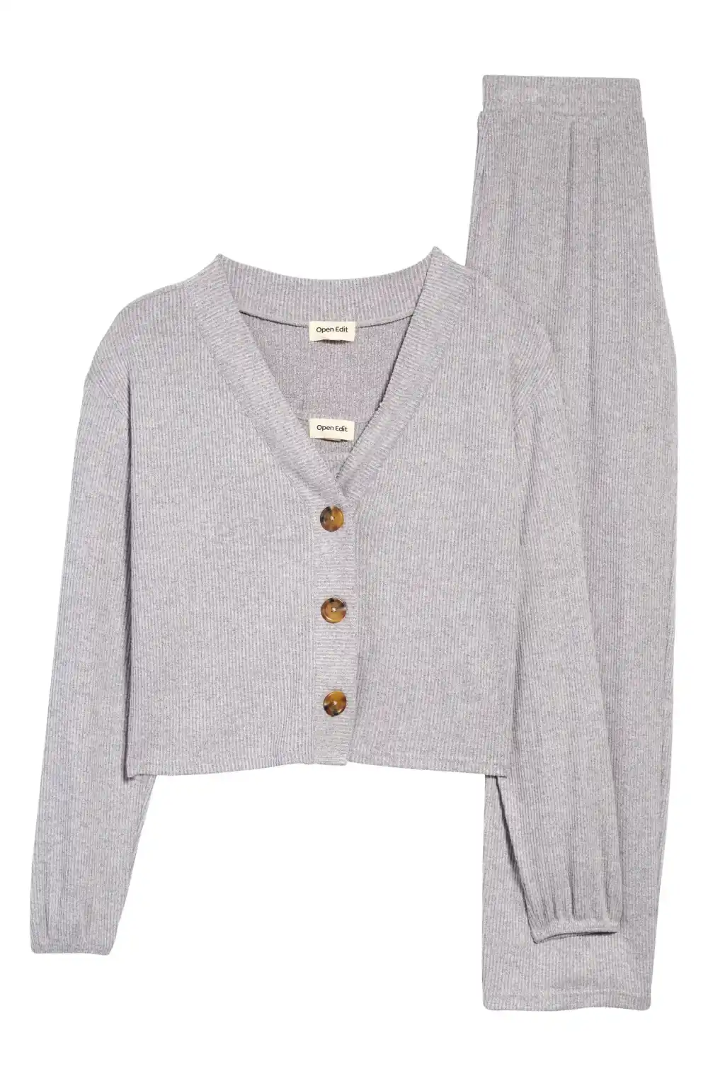 Open Edit 3-Piece So Soft Rib Lounge Set