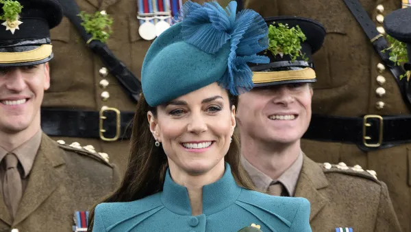 Princess Kate Attends 1st St. Patrick's Day Parade as Colonel of the Irish Guards: Photos