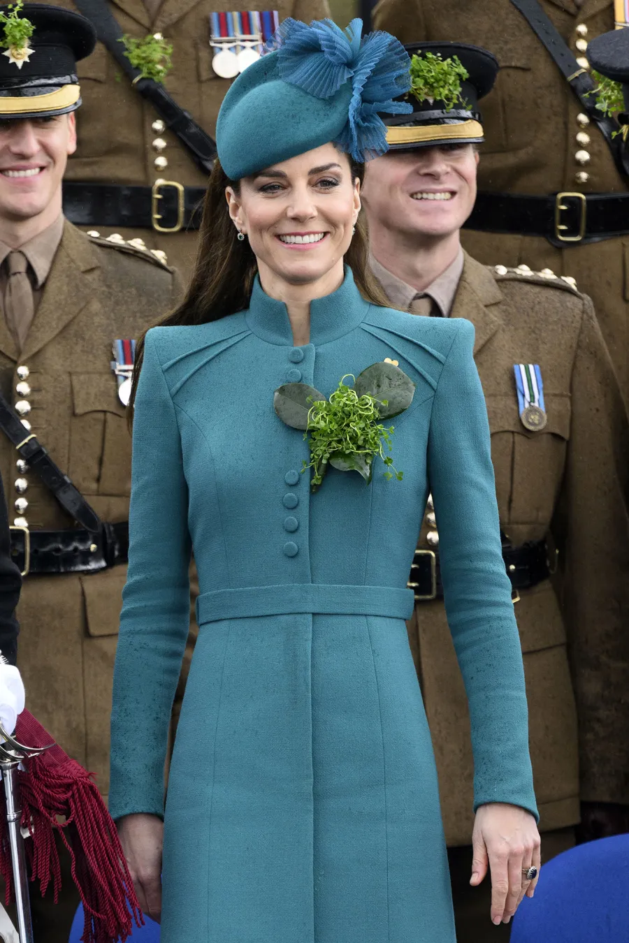 Princess Kate Attends 1st St. Patrick's Day Parade as Colonel of the Irish Guards: Photos