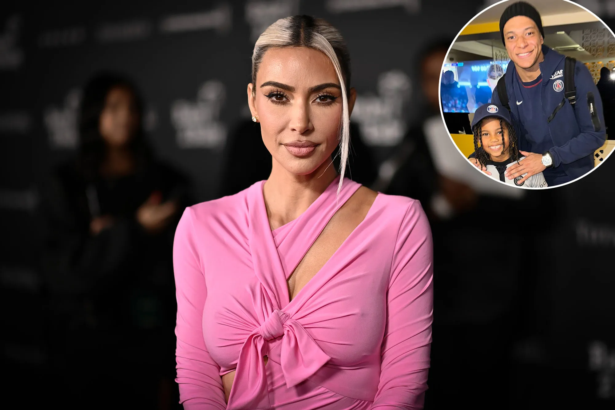 Promo Kim Kardashian and Son Saint Attend Messi Soccer Match Meet Mbappe