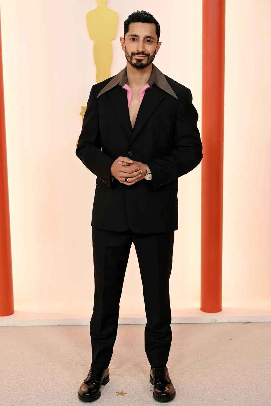 Riz Ahmed Red Carpet Oscars 2023