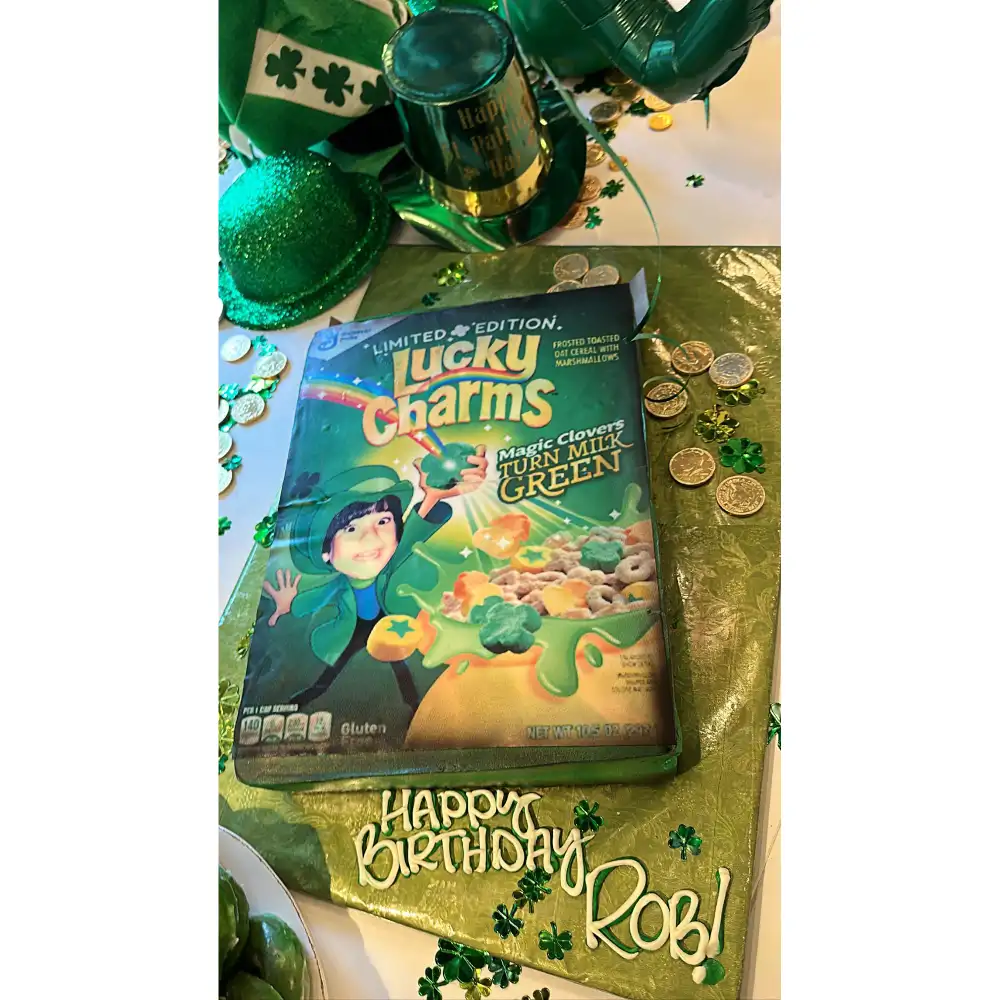 Rob Kardashian&rsquo;s 36th Birthday Cake Is a Festive St. Patrick&rsquo;s Day Treat: See Photo