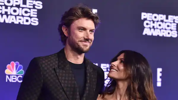 Sarah Shahi and Adam Demos Were ‘Free to Have a Lot More Fun and Play’ on ‘Sex/Life’ Season 2, Says Intimacy Coordinator polka dot suit