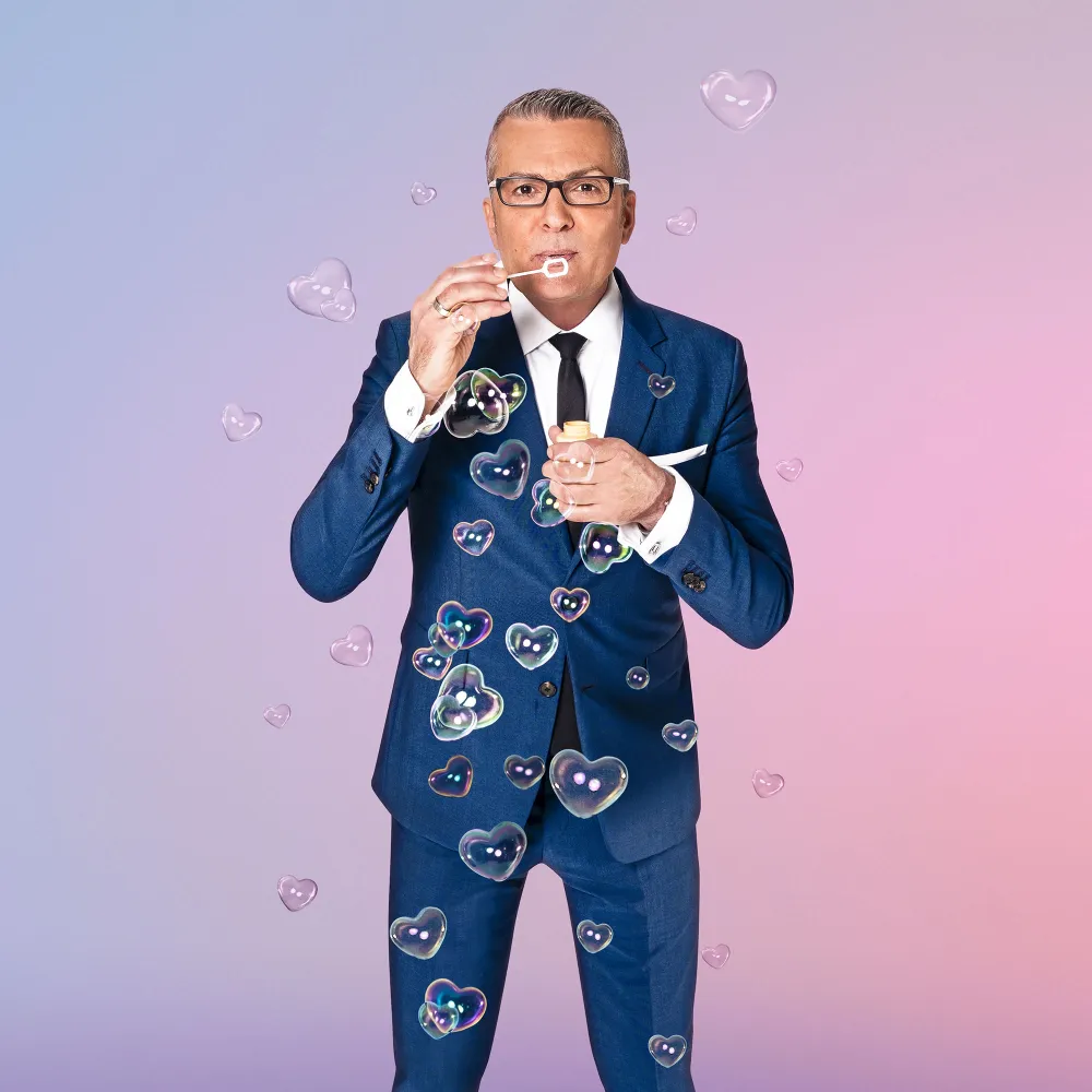 Say Yes to the Dress&rsquo; Randy Fenoli on Feeling Loved for the First Time, Saying &lsquo;Yes&rsquo; to His Own Wedding Attire blue suit