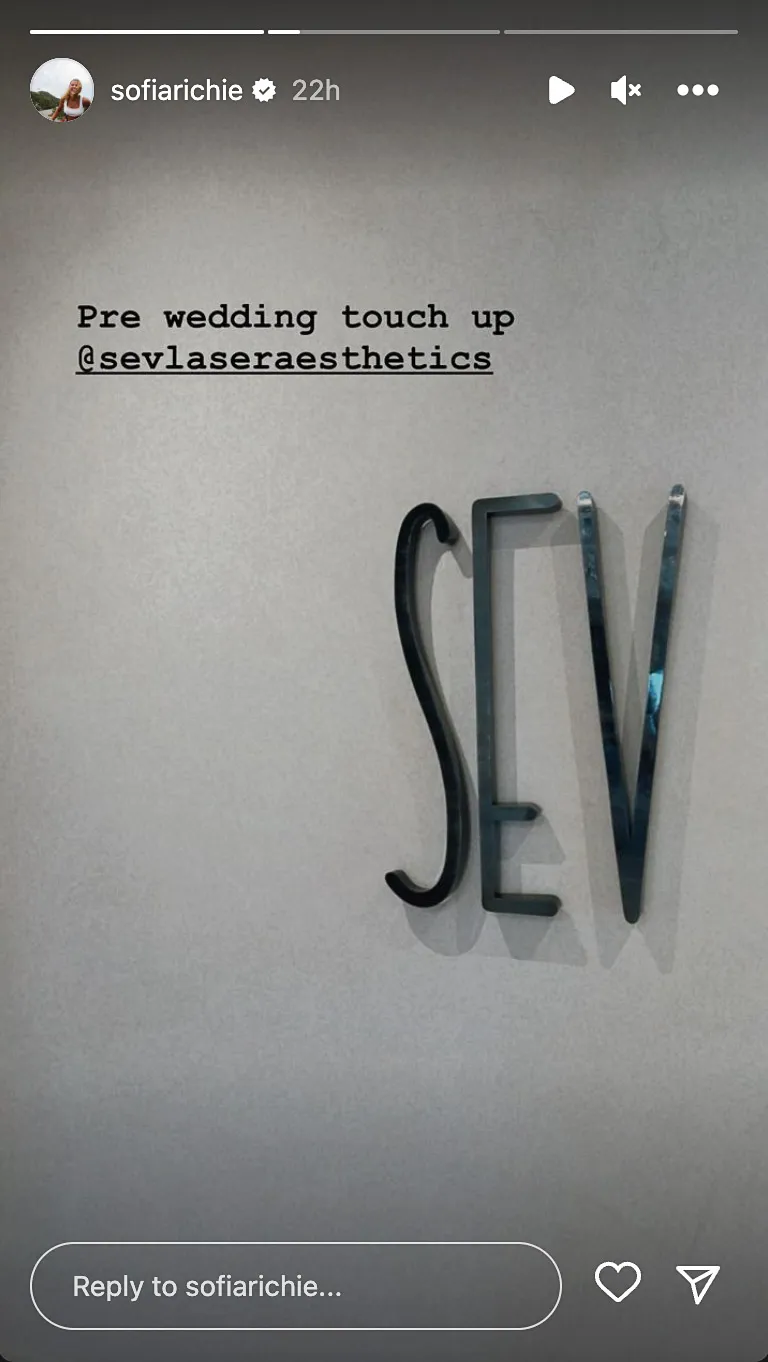 Sofia Richie Gets Laser Before Wedding - 412