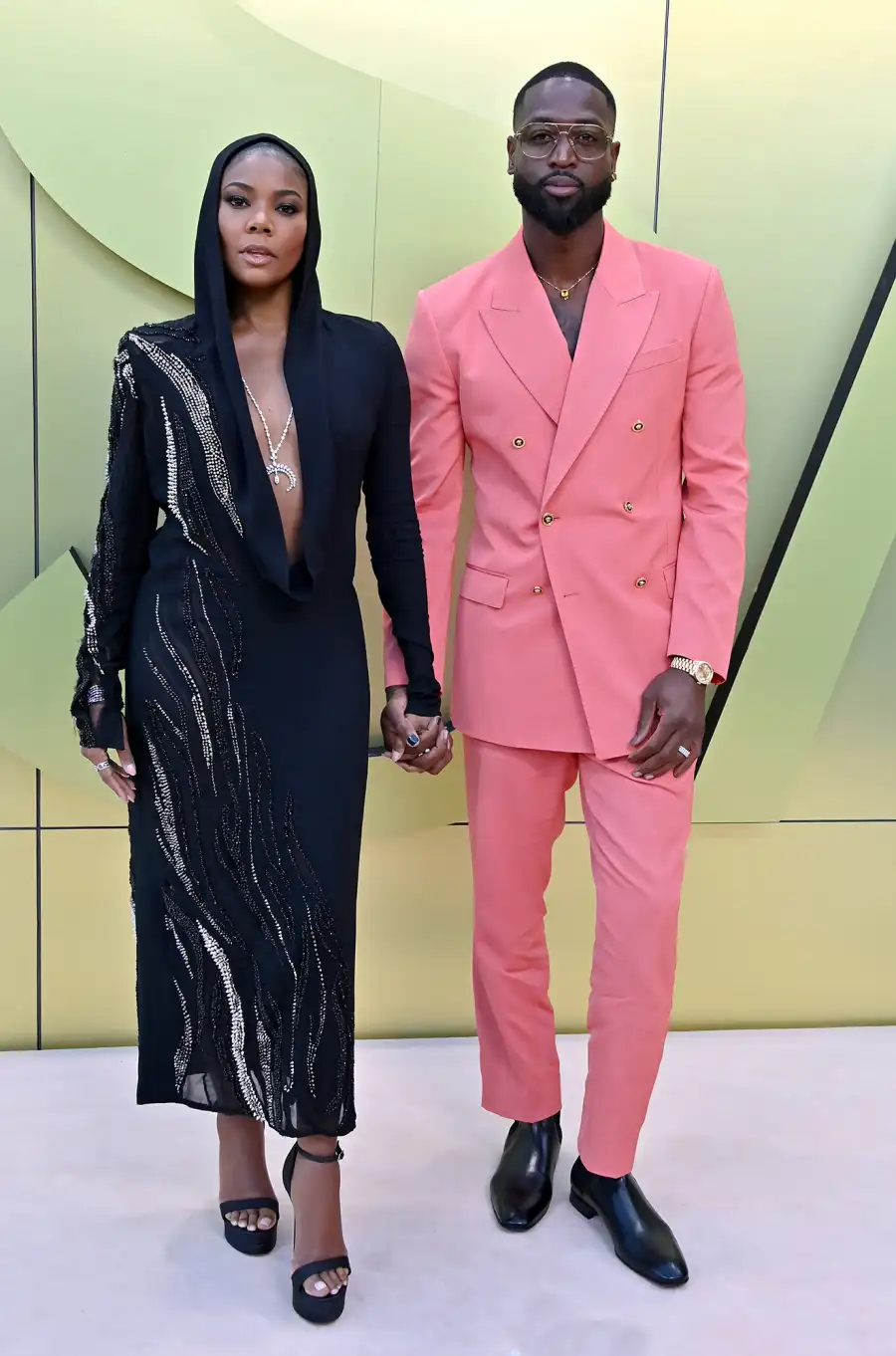 Stars at Versace Show Fall Winter 2023