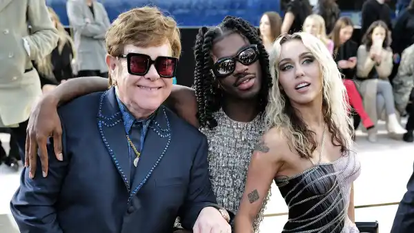 Stars at Versace Show Fall Winter 2023