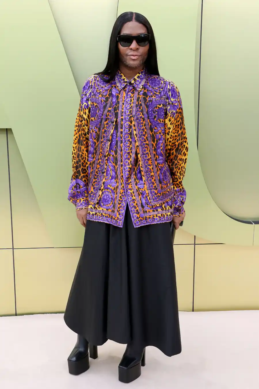 Stars at Versace Show Fall Winter 2023