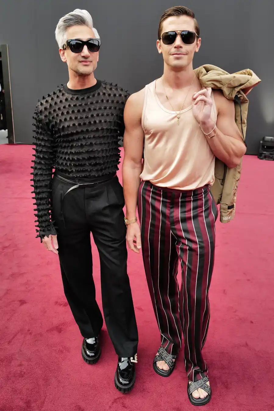 Stars at Versace Show Fall Winter 2023