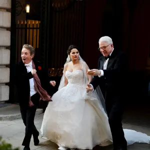 Steve Martin Recreates 'Father of the Bride' Photo With 'Only Murders in the Building' Costar Selena Gomez - 074