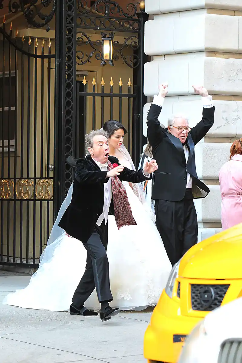 Steve Martin Recreates 'Father of the Bride' Photo With 'Only Murders in the Building' Costar Selena Gomez - 077