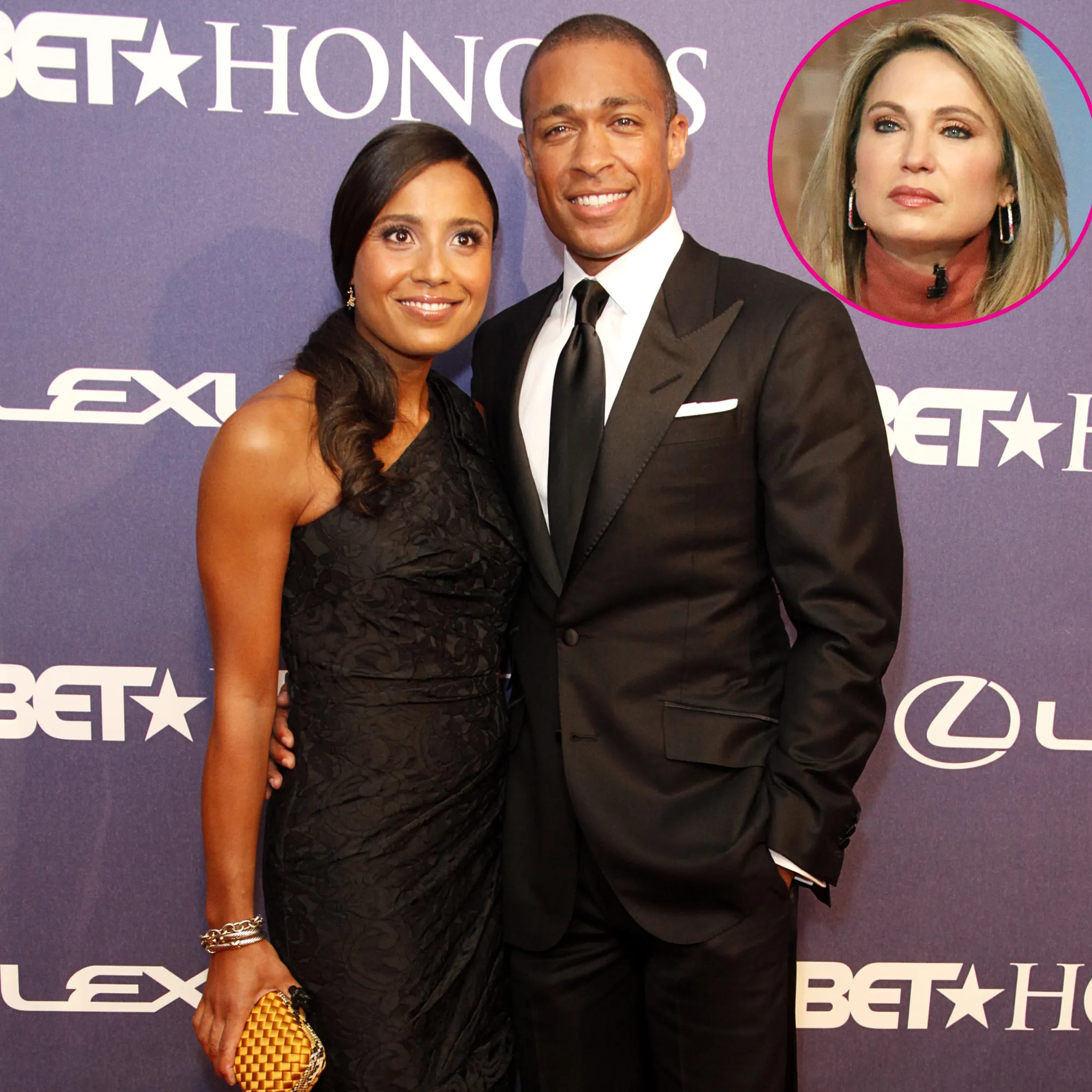 T.J. Holmes' Estranged Wife Marilee Fiebig 'Did Not Know' He Was Having an Affair With Amy Robach: 'She's Hurt Because She Sees It's the Real Deal'